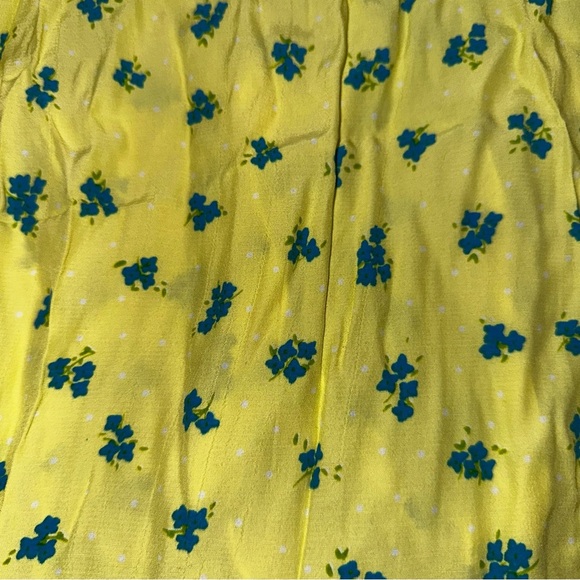 FAITHFULL THE BRAND Mid Summer Mini Dress in Lemon Luda Floral - Picture 3 of 7